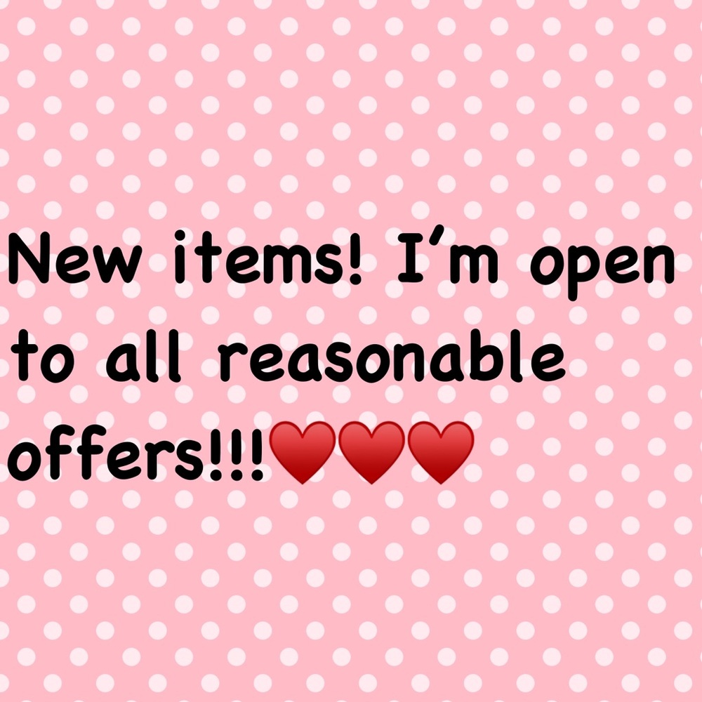 OFFERS ARE WELCOME!!!♥️♥️♥️